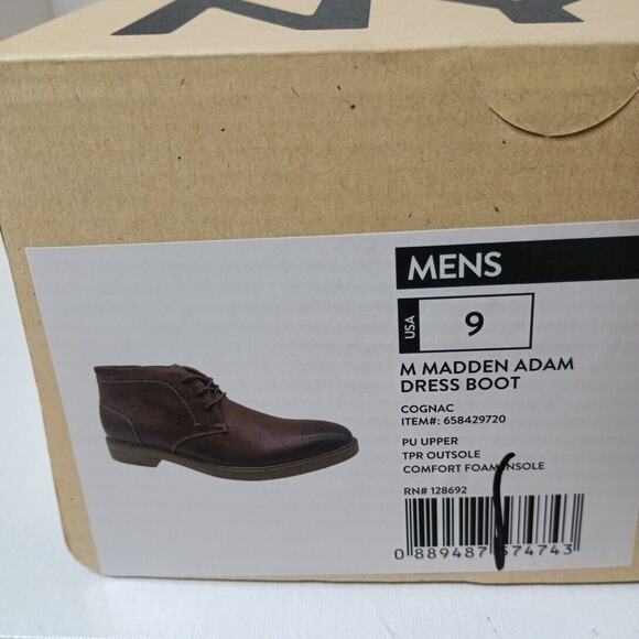 Madden NYC Men’s Adam Chukka Dress Boots Leather Brown Size 9 Comfort Insoles main image 8
